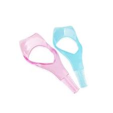 2PC Women's Eyelash Mascara Guard Applicator Guide Template with Comb Eye Lash