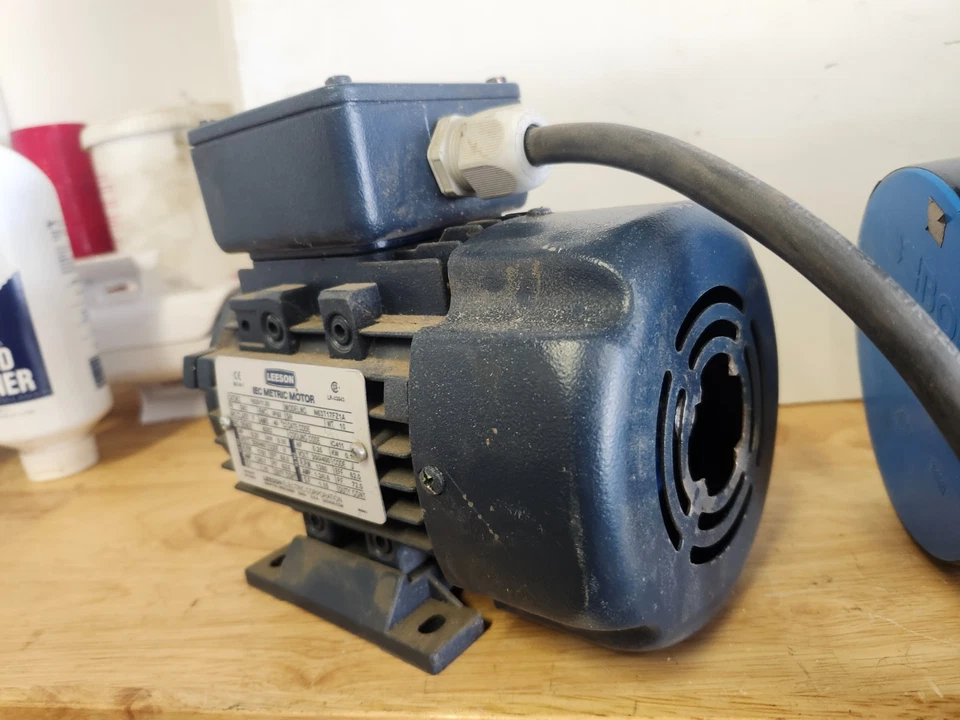 Leeson AC IEC Motor C63T17FZ1C, 0.25 HP, 230/460 VAC, 1700 RPM, D63, 192011.00 - Image 4 of 4