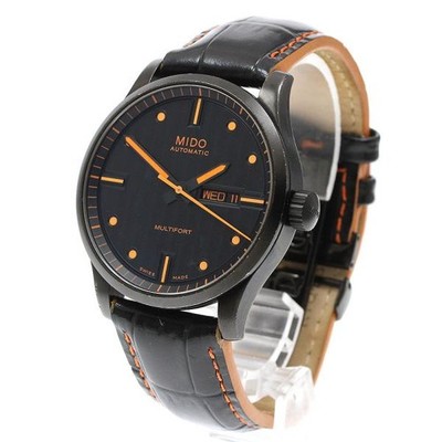 Mido Multifort M005430 42mm SS Black Dial Automatic Day-Date Watch #C11601