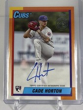2025 Topps Update - 1990 Topps Baseball Autographs Cade Horton Cubs RC 90A-CAH