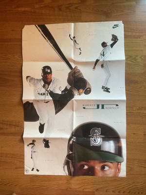 ヴィンテージポスター☆NIKE☆ Ken Griffey Jr.☆貴重未使用品☆ Vintage Ken Griffey Jr Nike poster Nobody's Perfect Full Size 1994