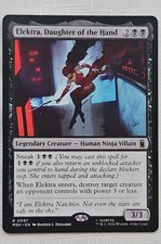 Elektra, Daughter of the Hand Marvel, Magic the Gathering, MTG  **NEW**