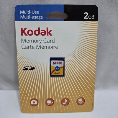 2GB NEW Kodak SD Memory Card For Older Digital Cameras/Electronics/MP3 Players