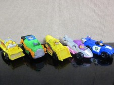 Paw Patrol Mighty Pups True Metal Diecast Cars Trucks Mixed Lot of 5