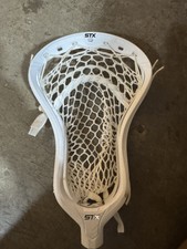 Stallion 1k White Men’s  Strung Lacrosse Head