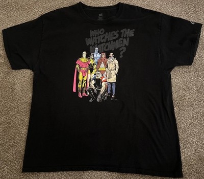Who Watches The Watchmen? Mens T Shirt XL Graphitti Vintage VTG Y2K Comics