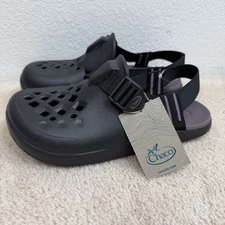 Chaco Chillos Clogs Black Women's Size 9 Slip-On Comfort Foam Sandals