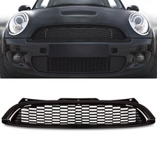 K&uuml;hlergrill Hochglanz schwarz f&uuml;r Mini R55 R56 R57 R58 R59 2007-2015 Werkstatt