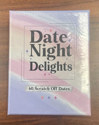 Date Night Delights 40 Scratch-Off Dates Fun Game, Brand New & Sealed