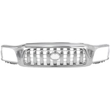 Grille Assembly For 2001-2004 Toyota Tacoma Chrome With Emblem Provision Grille Assembly For 2001-2004 Toyota Tacoma Chrome With Emblem Provision