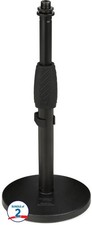 Gator Frameworks GFW-MIC-0601 Desktop Mic Stand with Round Base and Twist Clutch