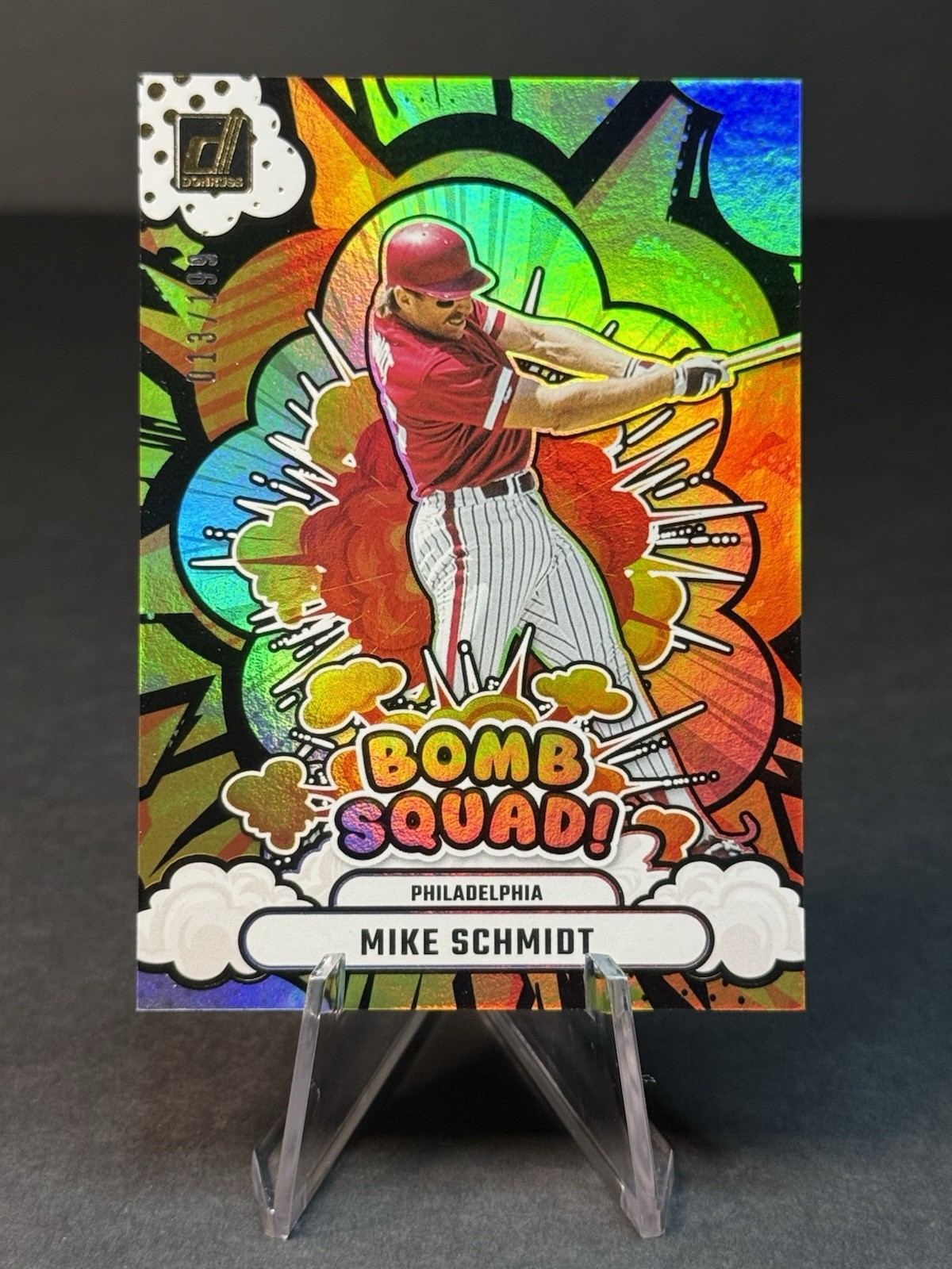 2025 Donruss Bomb Squad Holo #20 Mike Schmidt /199