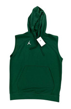 NEW Jordan Sleeveless Hoodie Traning Top Shirt Green Mens Size XL DQ7646-315