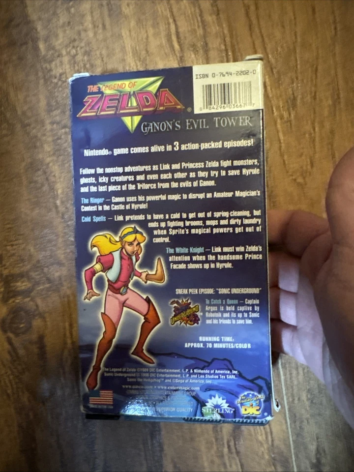 Legend of Zelda-Ganon's Evil Tower VHS Tape 1998 - Image 2 of 3