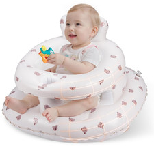 Inflatable Baby Seat for Babies 3  36 Months, Sit Me up Floor Chair with Built-I