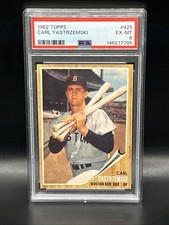 1962 Topps #425 Carl Yastrzemski Red Sox HOF PSA 6 - EX/MT