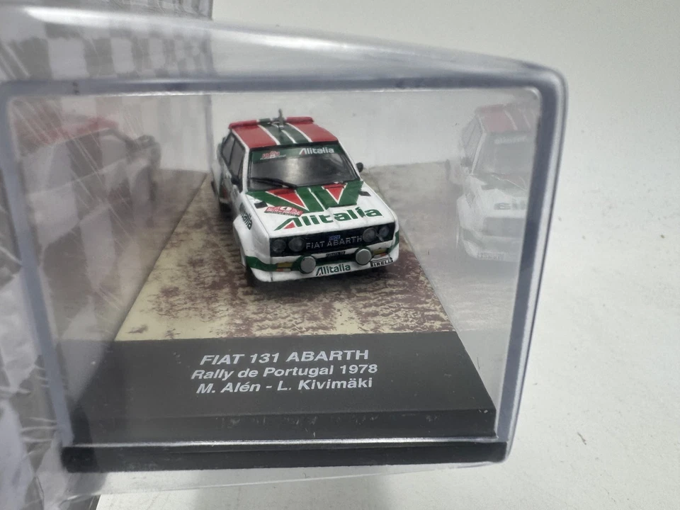 DIE CAST 1/64 " FIAT 131 ABARTH RALLY DE PORTUGAL 1978 M. ALEN " TEST - Immagine 3 di 3