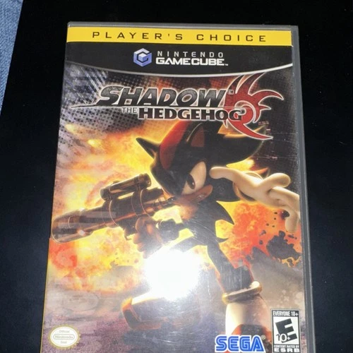 SEGA Shadow the Hedgehog Nintendo GameCube Player's Choice Manual Included