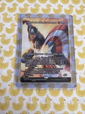 CAPTAIN AMERICA FIRST AVENGER BORDERLESS MAGIC gathering MTG marvel super heroes