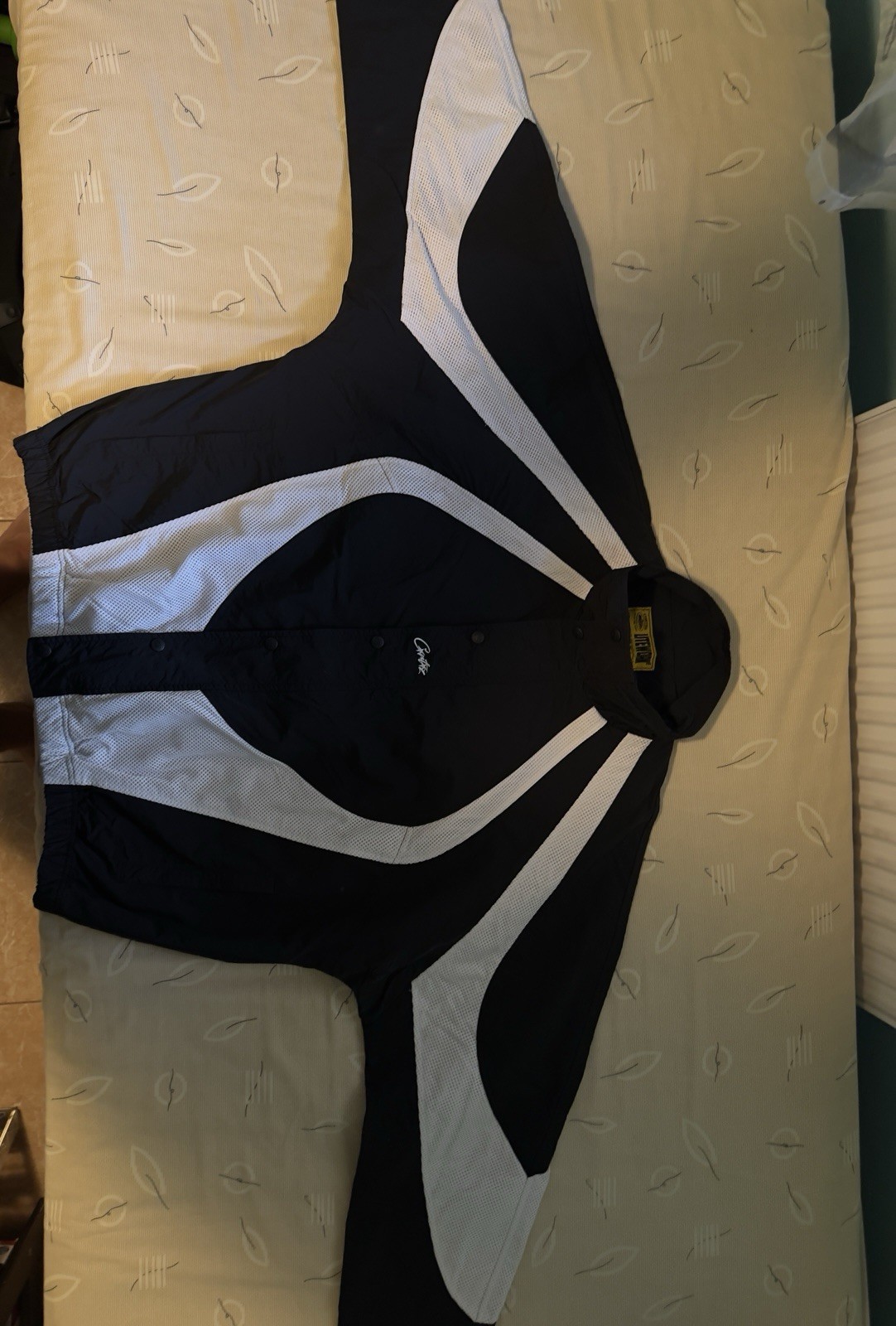 Corteiz Vertigo Shuku Jacket Black White Size Medium Brand New image 3