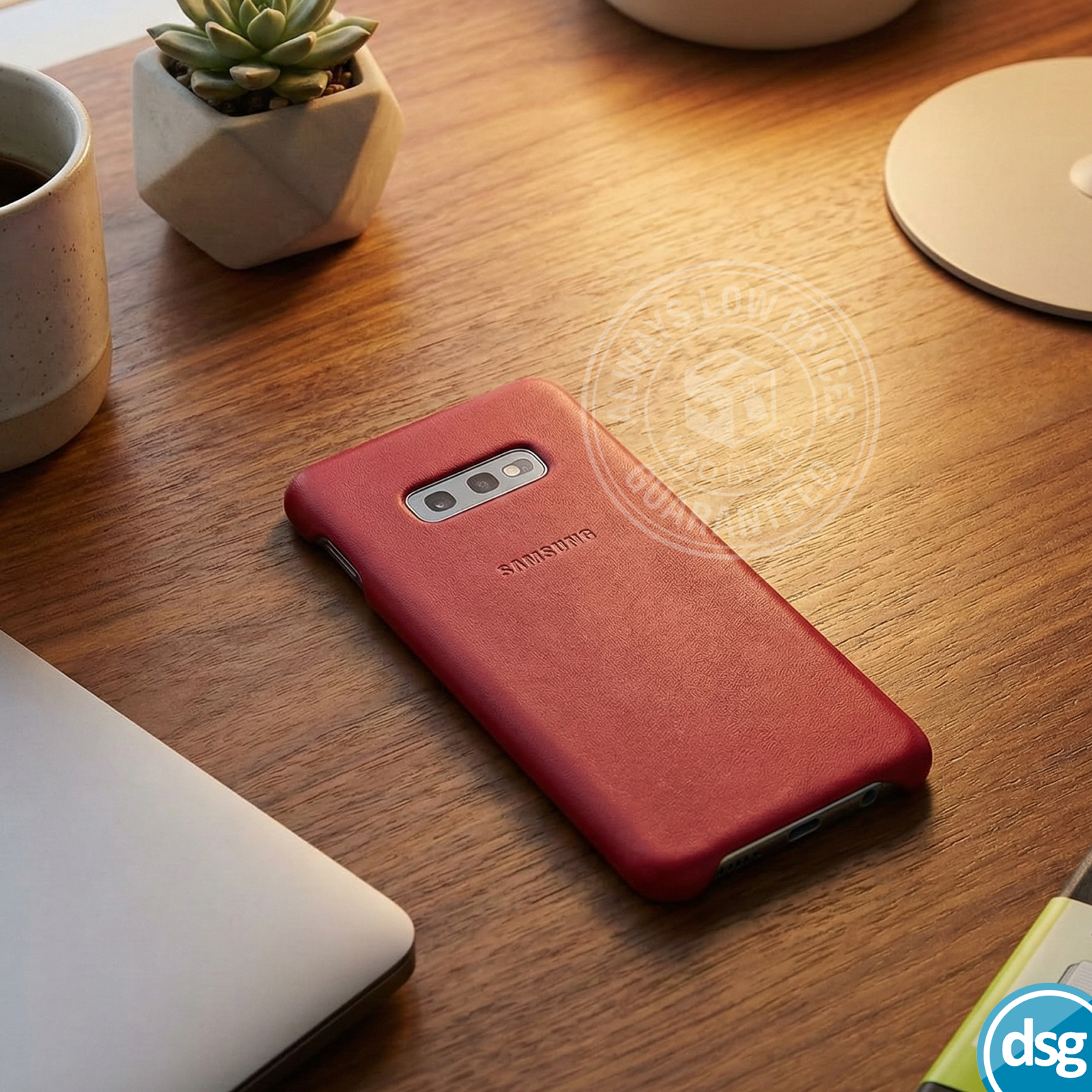 Official Samsung Galaxy S10e Leather Cover Case Red - Genuine