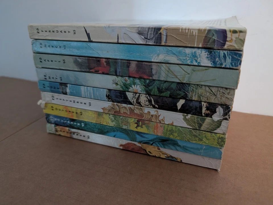 Lot of 9 Vintage 1965 Readers Digest Magazine EISENHOWER-Communism-CAR ADS-Nixon - Image 2 of 4