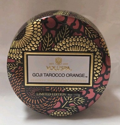 Voluspa Goji Tarocco Orange Mini Candle 4 oz