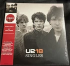 U2 "18 Singles" Exclusive Limited Edition Neon Orange Colored 2 LP Vinyl Sealed