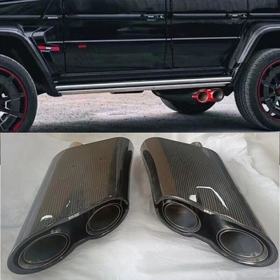 For Benz G Wagon W463A W464 G900 19-23 rocket style Carbon Luminous tail throat
