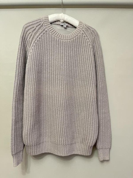 Women COS Sweater Grey Cotton 34 / XS / 42 #6R1W
