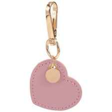 Leather Heart Shape Keychain Cute Keyring Valentine Gift Bag Charm Key Fob