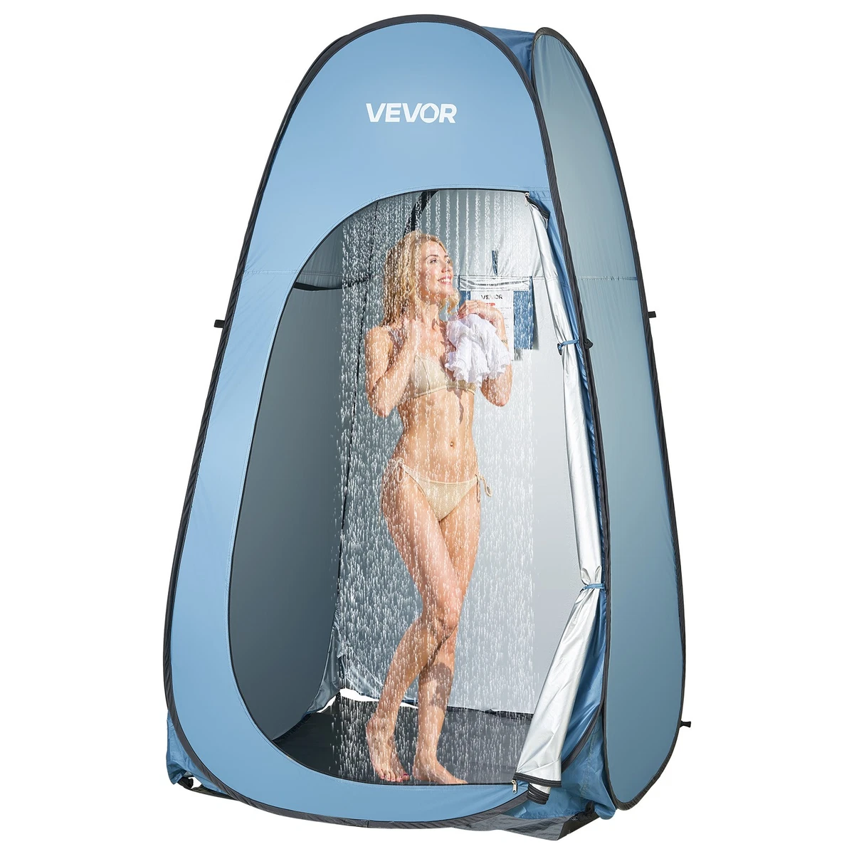 Tente De Douche Pop-up Portable - 1 Personne - Toile De Camouflage Imperméable - HTTMT