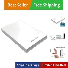 WH 1TB USB 3.0 Portable External Gaming Hard Drive - White for PS5, Pre-Forma...
