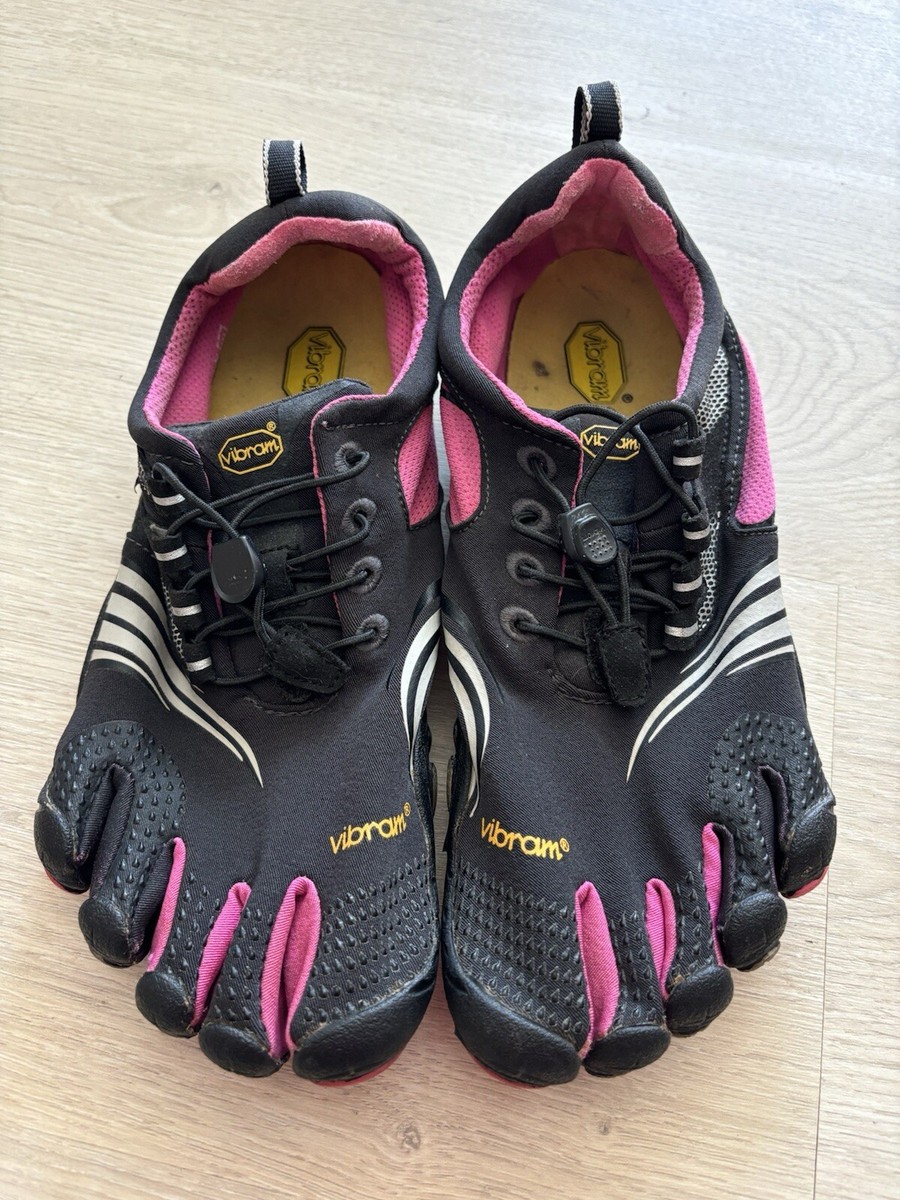 ★Vibram FiveFingers★25SS V-RUN ランニングシューズPink Vibram FiveFingers Women Hot Pink Barefoot Running Shoes