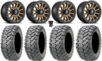Fuel Vector BR 15'' Wheels 27'' Ceros Tires Can-Am Defender