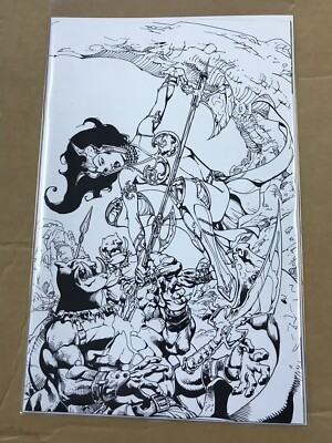 Dejah Thoris #1 (2019) B&w Natives Abdeckung 1:11 Castro Incentive Dynamit
