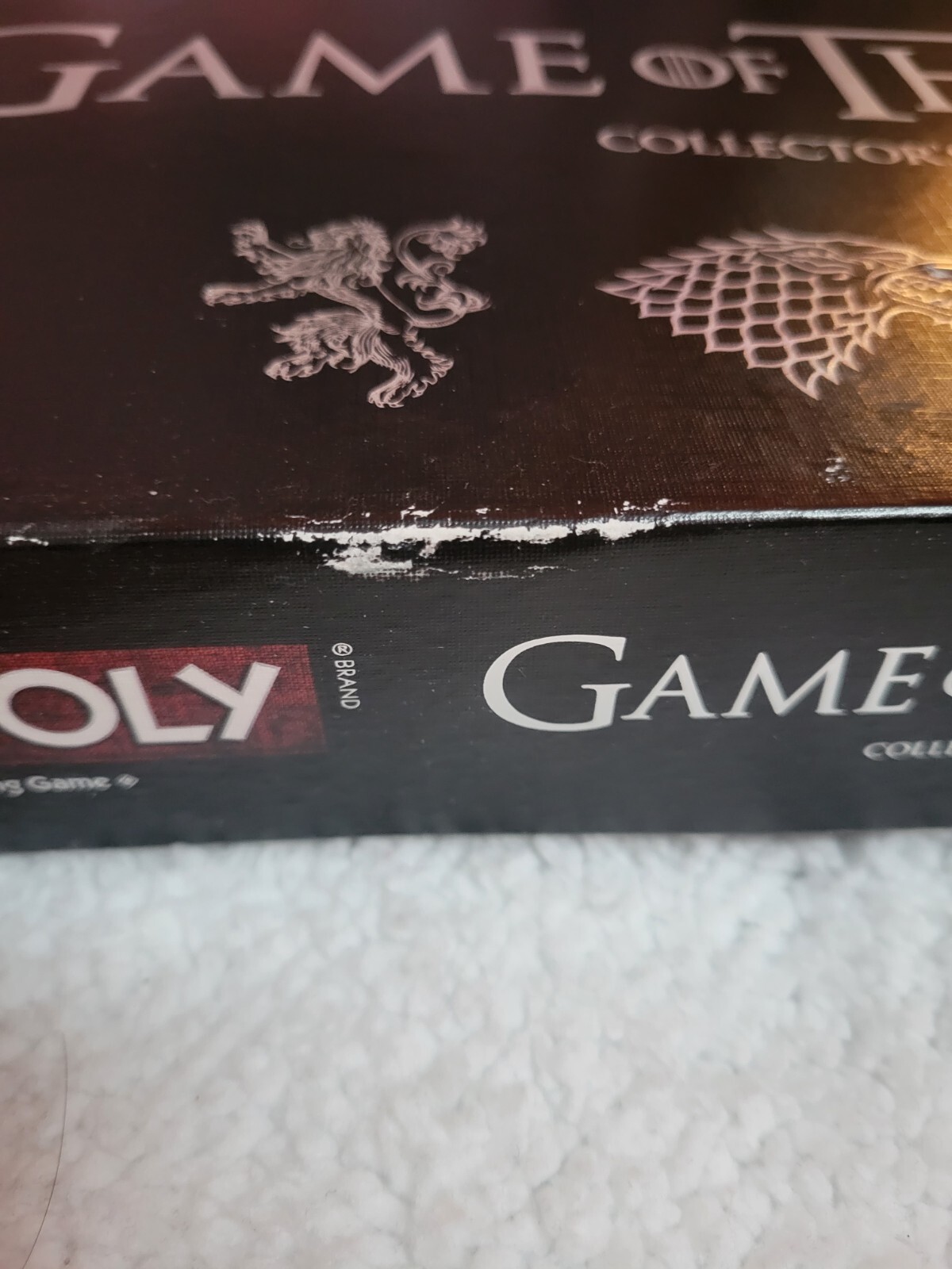Monopoly Game of Thrones Collector's Edition - Board Game Complete