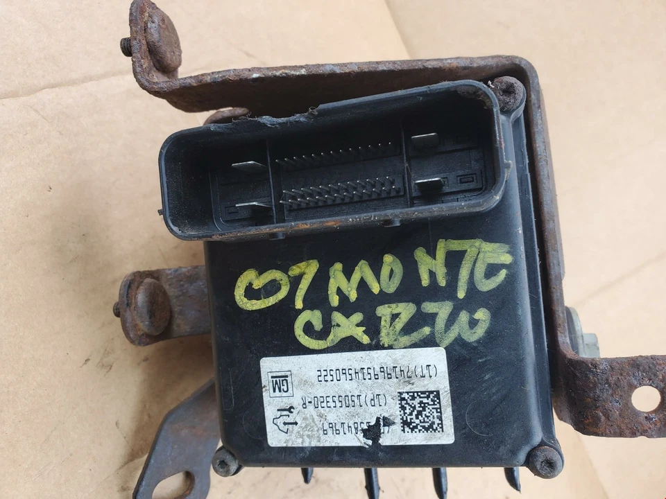 Chevrolet Monte Carlo 2007 ABS módulo de bomba de freno antibloqueo 15903774 OEM Foto 2 de 4