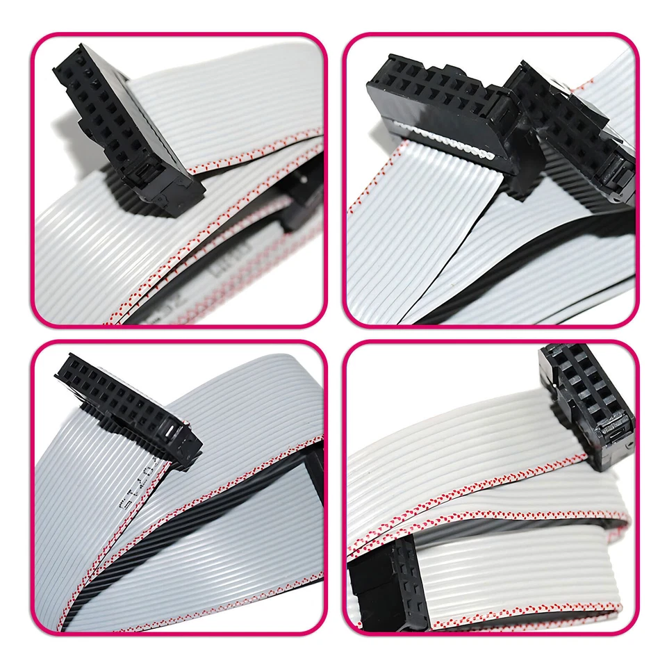 IDC 6-64 Pin Flat Ribbon Cable Female Connector 2.54mm Pitch,10cm,20cm~1M,3M,5M - Image 3 of 4