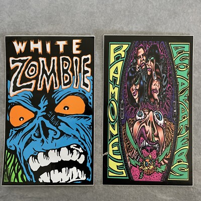 WHITE ZOMBIE & THE RAMONES ポスター WHITE ZOMBIE & THE RAMONES ポスター（90年代 ビンテージ Mark