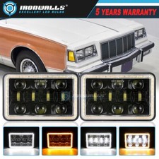 Coppia Fari LED 4x6'' DRL Hi-Lo Beam per Buick Electra/LeSabre/Regal/Riviera