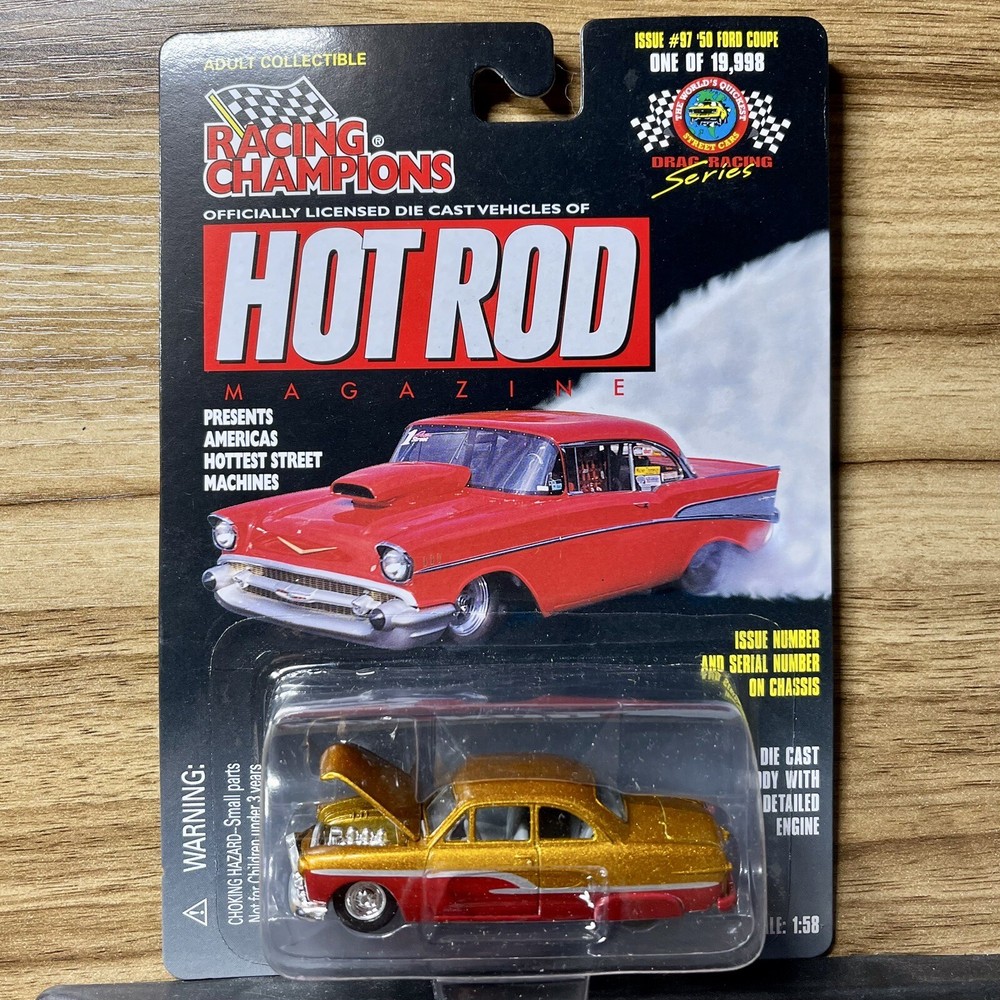 Racing Champions Hot Rod Drag Racing Issue #97 ‘50 Ford Coupe New 1998
