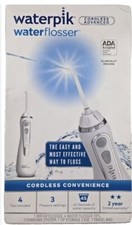 Open Box-Waterpik Cordless Advanced 2.0 Water Flosser 4 tips white,
