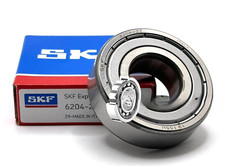 NEW SKF 6204 ZZ EEP GROOVE BALL BEARING, METAL SHIELDED 20x47x14mm