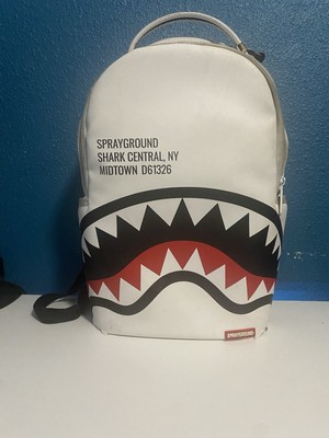 Sprayground white backpack best sale