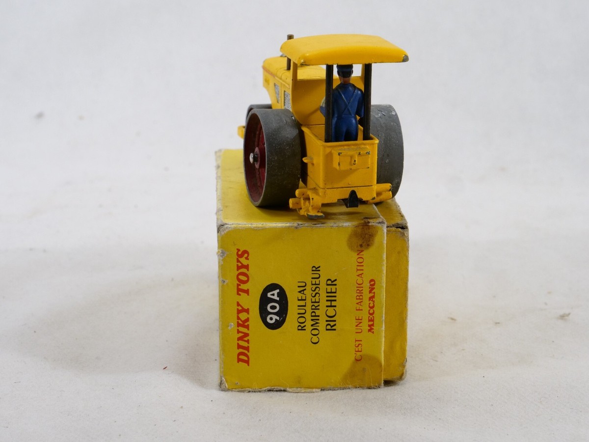 ミニカー DINKY No.90 A ROULEAU RICHIER Dinky Toys Rouleau Compresseur Richier 90A - Collection