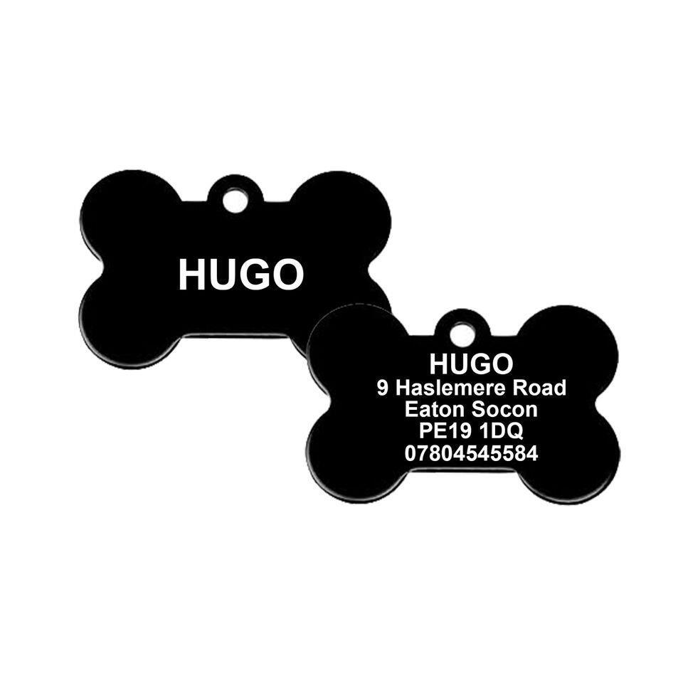 Engraved Dog Tag Personalised ID Tags Name Disc Pet Cat Tags Animal Cat Collars eBay