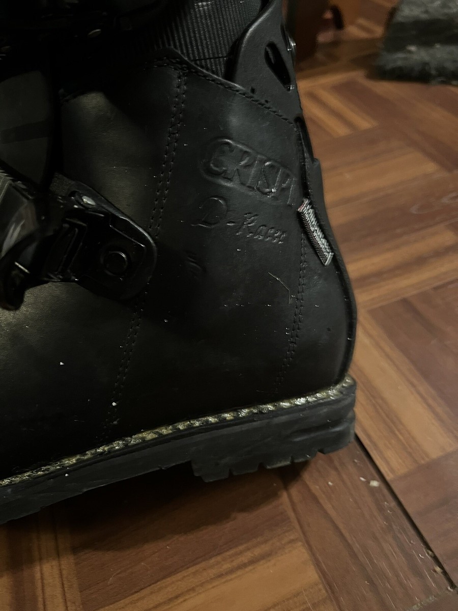Bottes Crispi D Racer – Homme – Taille EU 46 / US 12 – Noir Lacets
