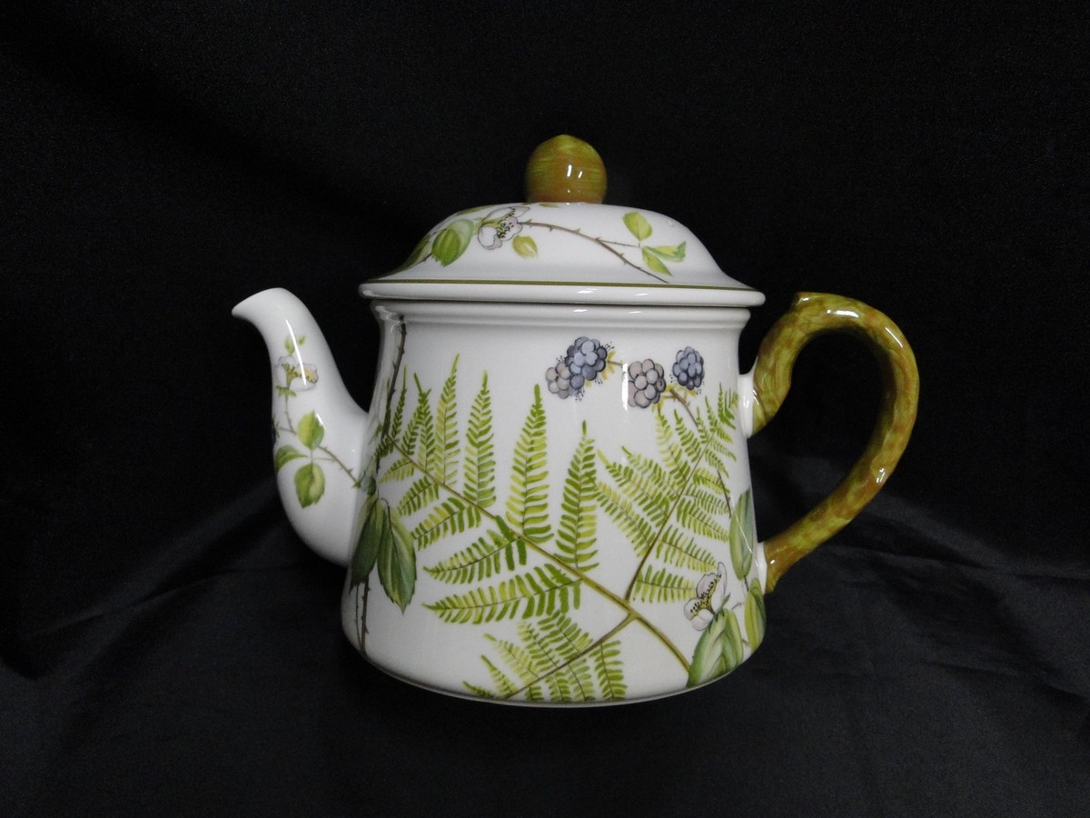 Villeroy & Boch Forsa, Berries & Leaves: Teapot & Lid, 5 Cup 