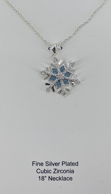 Brilliance Snowflake Fine Silver Plated 